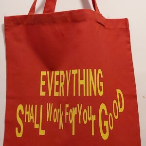 Red Personalised Premium Quality Long Lasting 100% Cotton Canvas Tote Reusable Shopping Bags