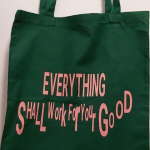 Green Personalised Premium Quality Long Lasting 100% Cotton Canvas Tote Reusable Shopping Bags .